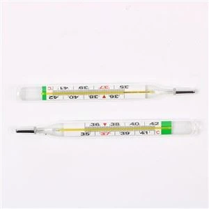 Medicininis stiklinis termometras, ne{0}}gyvsidabris